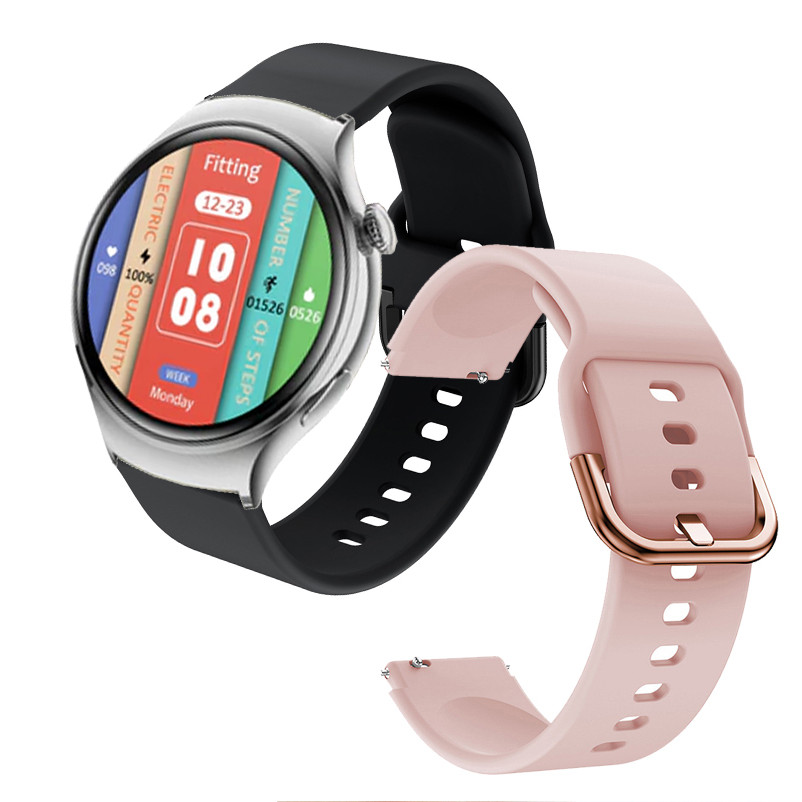 Hcare Go5 mini สาย สายรัดซิลิโคนสําหรับ Hcare Go5 mini Smart watch Band สายรัดข้อมือ Quick Release เ