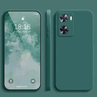 เคส OPPO A57 2022 / A77S สีทึบ OPPO A77S A57 2022 เคสซิลิโคนป้องกันการตกสีธรรมดาเรียบง่าย YT