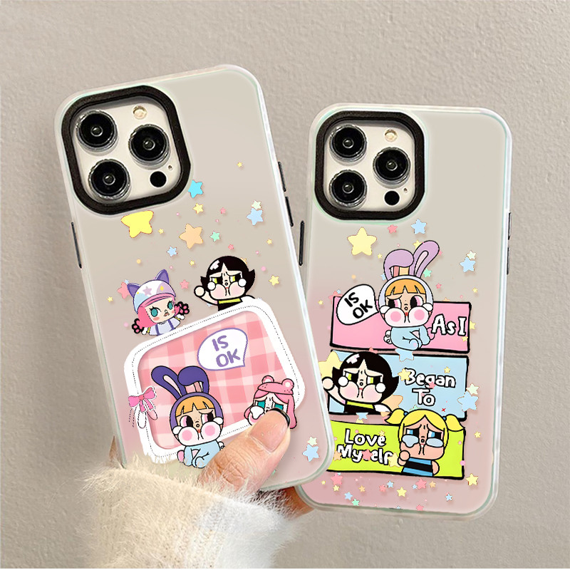 Molly is ok  คสไอโฟน12/11 iphone15/14/13 pro max 8/7/xr/xs TPU ป้องกันการตก โปร่งแสง soft case