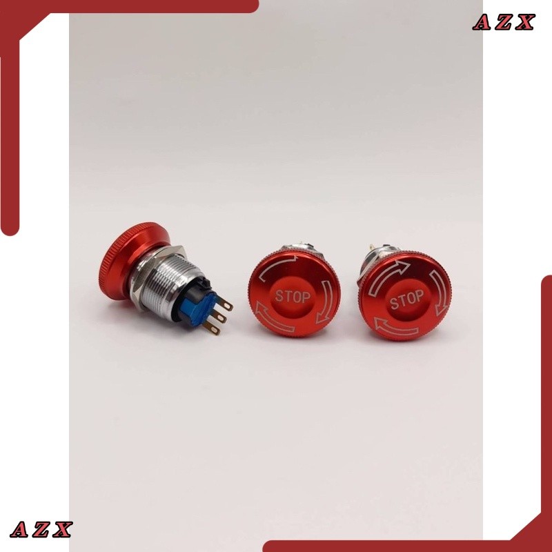 งานยา Emergency Switch สแตนเลส 22mm กดล็อก บิดปล่อย 3ขา รูปที่ 5