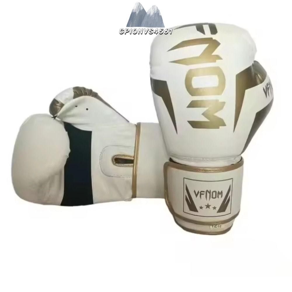 Gpionvs4561 นวมชกมวยเด็กผู้ใหญ่, 6/10/12/14Oz Professional Sanda ถุงมือมวยไทย, ถุงมือออกกําลังกาย PU ระบายอากาศได้ถุงมือเจาะเทควันโด
