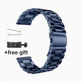 20/22 มม.สายนาฬิกาสแตนเลสสําหรับ Samsung Galaxy Watch 6/4/5/Pro/คลาสสิก 45 มม.44 มม.Correa สําหรับ HUAWEI GT 4 2 2e 3 Samsung สมาร์ทวอท์ช
