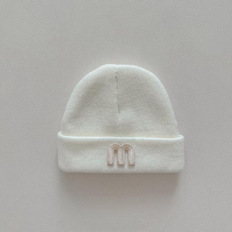 จดหมายสีทึบเด็กหมวกหมวกฤดูใบไม้ร่วงฤดูหนาวที่อบอุ่นเด็กทารกสาวถักหมวก กันลม เด็กวัยหัดเดินป้องกันหูหมวก - รูปที่ 3