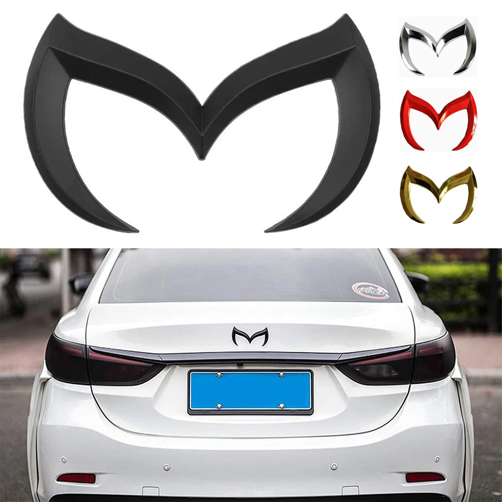 1pcs รถจัดแต่งทรงผม Auto Emblem 3D สติกเกอร์โลโก้สติกเกอร์สําหรับ Mazda 2 3 6 CX-5 CX-6 CX5 CX3 CX-3