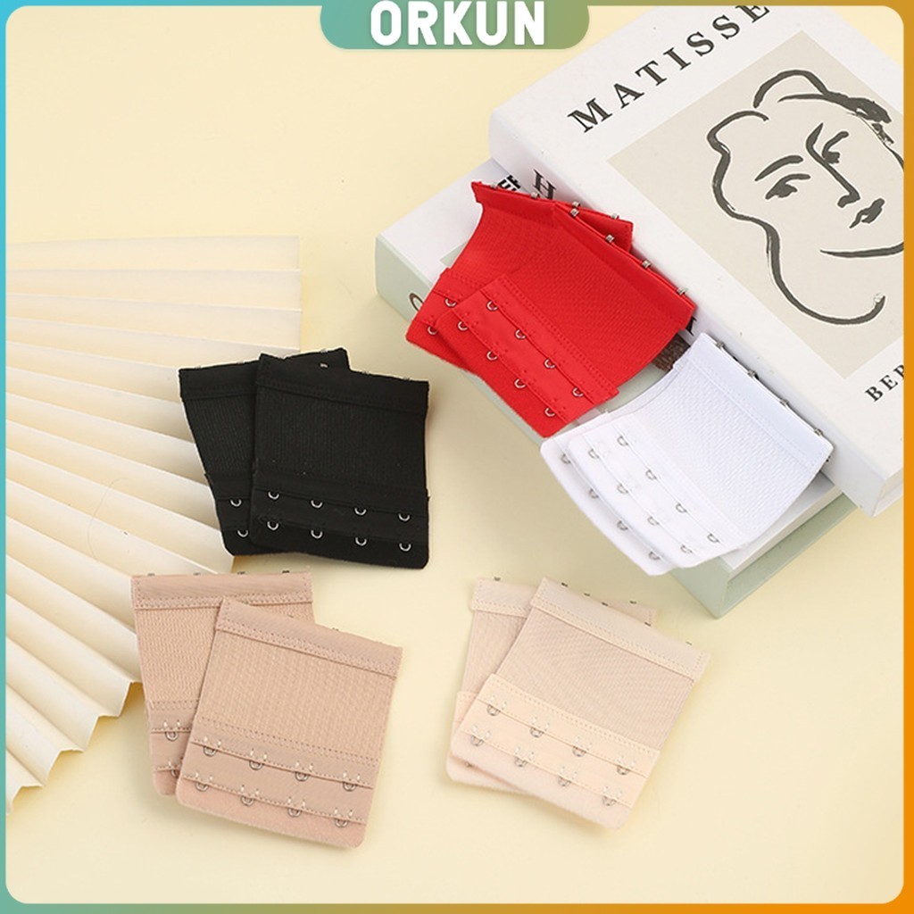Orkun ตะขอปรับขยายเสื้อชั้นใน(รุ่นมียางยืด) ยืดได้ ตะขอขยายเสื้อใน Elastic Bra Extender – โปรปัง