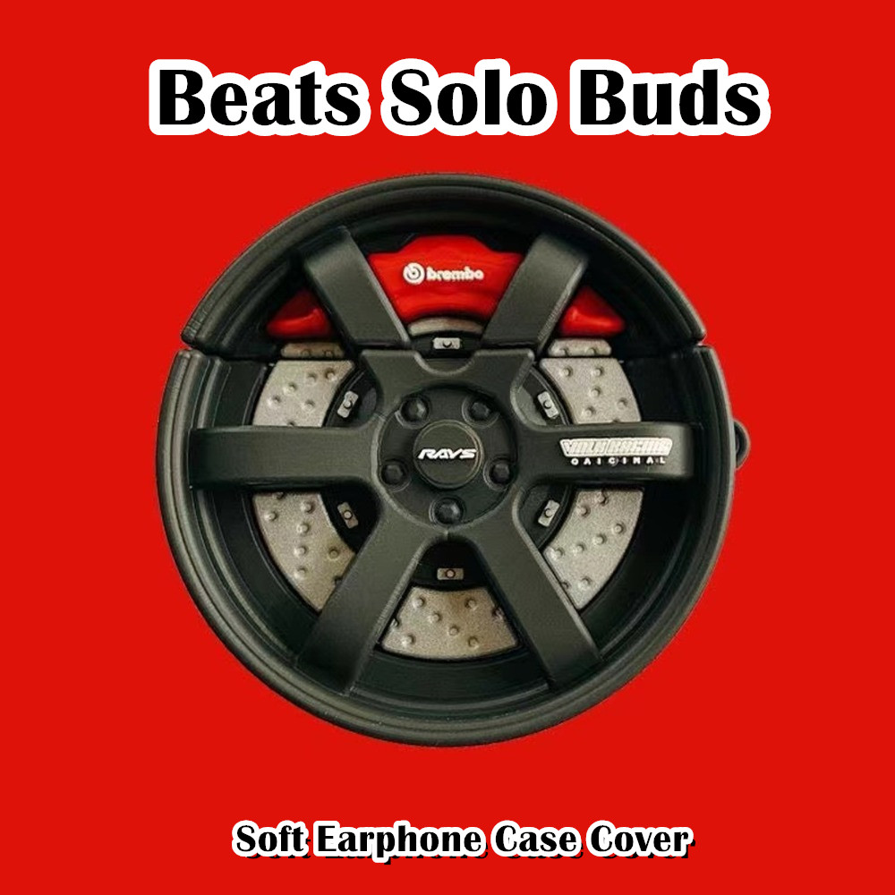 Fast Shipmentfor Beats Solo Buds Case Casing Soft Silicone Headphone Case Super Cool Cartoon