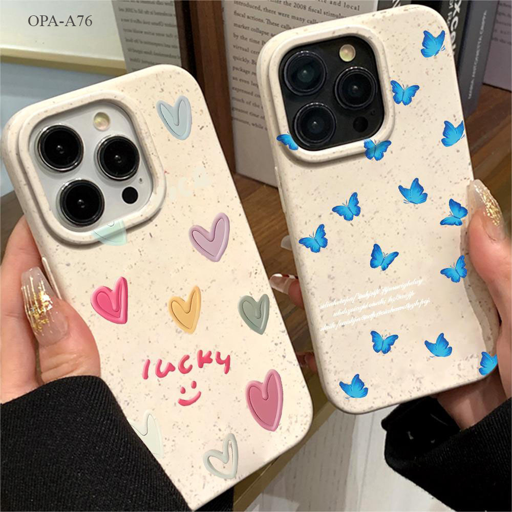 OPPO A76 A38 A18 A92 A53 A54 A57 A58 A1K A3S A5 A7 A5S A12 A15 A15S A16 A17 A31 Reno 10 11 Pro 2020 4G 5G เคสออปโป้ Cute