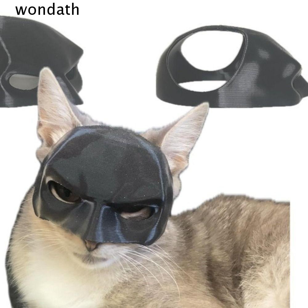 Wonda Bat , Cool Matte Bat Cat , ของขวัญ Superhero น่ารักสีดําสัตว์เลี้ยงของเล่นสําหรับแมวและสุนัข