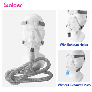 Suolaer Universal Full Face Mask เครื่องช่วยหายใจหน้ากากจมูก…
