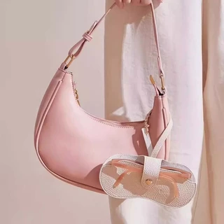 Glasses bag กระเป๋าแว่นตาแบบตะขอ ซองแว่นตาหนัง กระเป๋าใส่แว่นตาสไตล์ใหม่ ป้องกันแว่นตา แบบพกพา วัสดุ PU