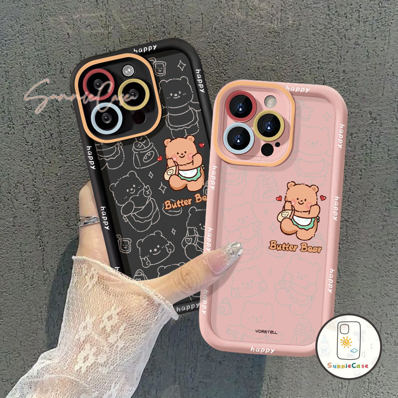 เคสโทรศัพท์ Samsung A05s A14 A32 A51 A03s A03 A50 A15 A53 A24 A05 A04 A04s A11A13 A34 A54 A12 A04E หมีเนย การ์ตูน เคส