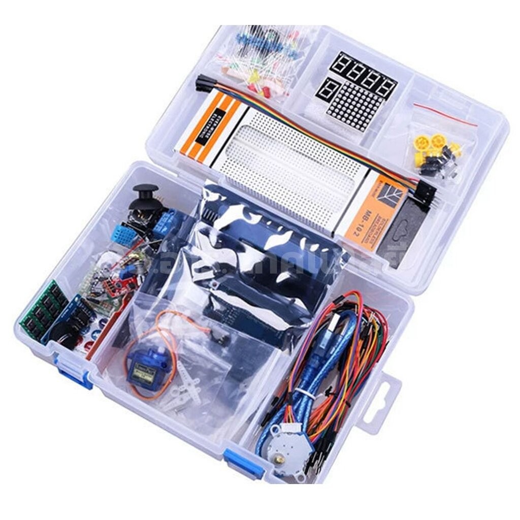 CAE-001 ชุดเรียนรู้ Arduino UNO R3 SMD Chip Learning kit Project Starter Kit ชุดเริ่มต้นเรียนรู้อาร์ดูโน่ RFID Learni...