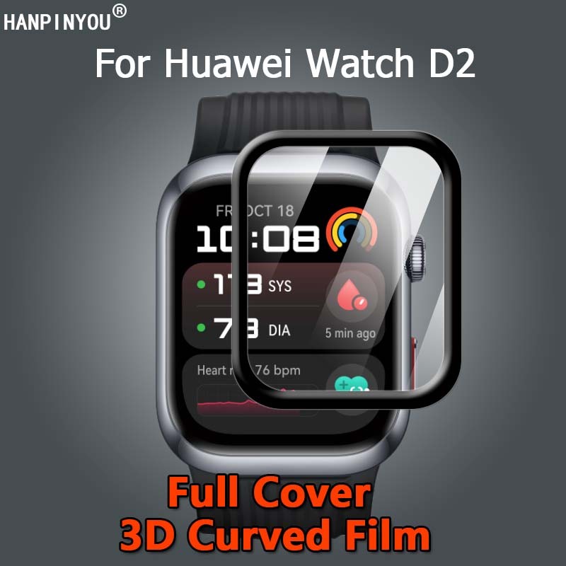 สําหรับ Huawei นาฬิกาเพื่อสุขภาพ D2 D คลุมทั้งหมด HD ชุบใส Soft PET PMMA ฟิล์ม 3D หน้าจอโค้ง Protector - ไม่ใช่กระจกนิรภัย