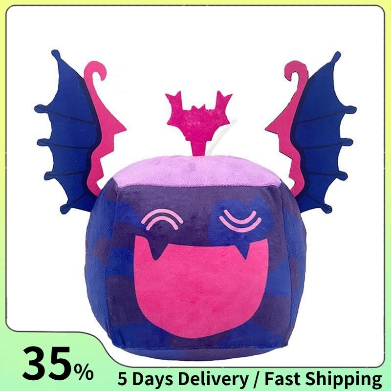 Blox Fruits Plush with Code Mystery Box Blocks Fruits Ghost Plush,Shadow Plush Soft ตุ๊กตาสัตว์หมอนใช้งานง่าย