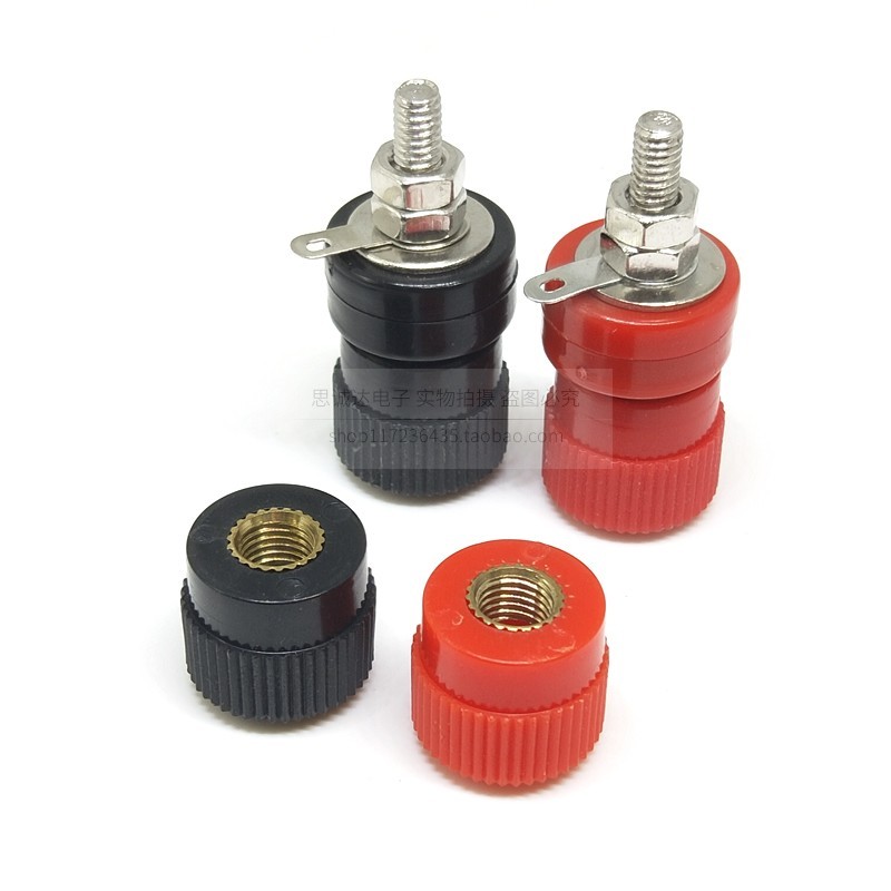 Terminal 4MM Power Terminal เครื่องเชื่อมไฟฟ้าอินเวอร์เตอร์ชาร์จ Terminal JS-999B สกรูหมวกโลหะผสม