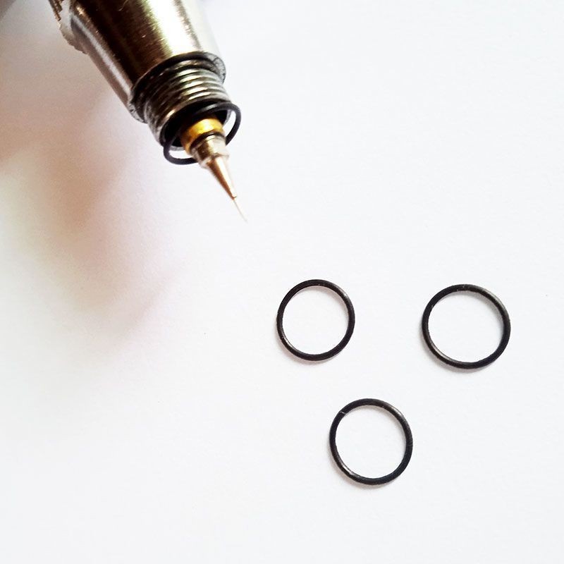 รุ่น Airbrush Airbrush หัวฉีดแหวนปิดผนึกหัวฉีด O-Ring HD130 HD470 HD180 470 ใช้งานได้