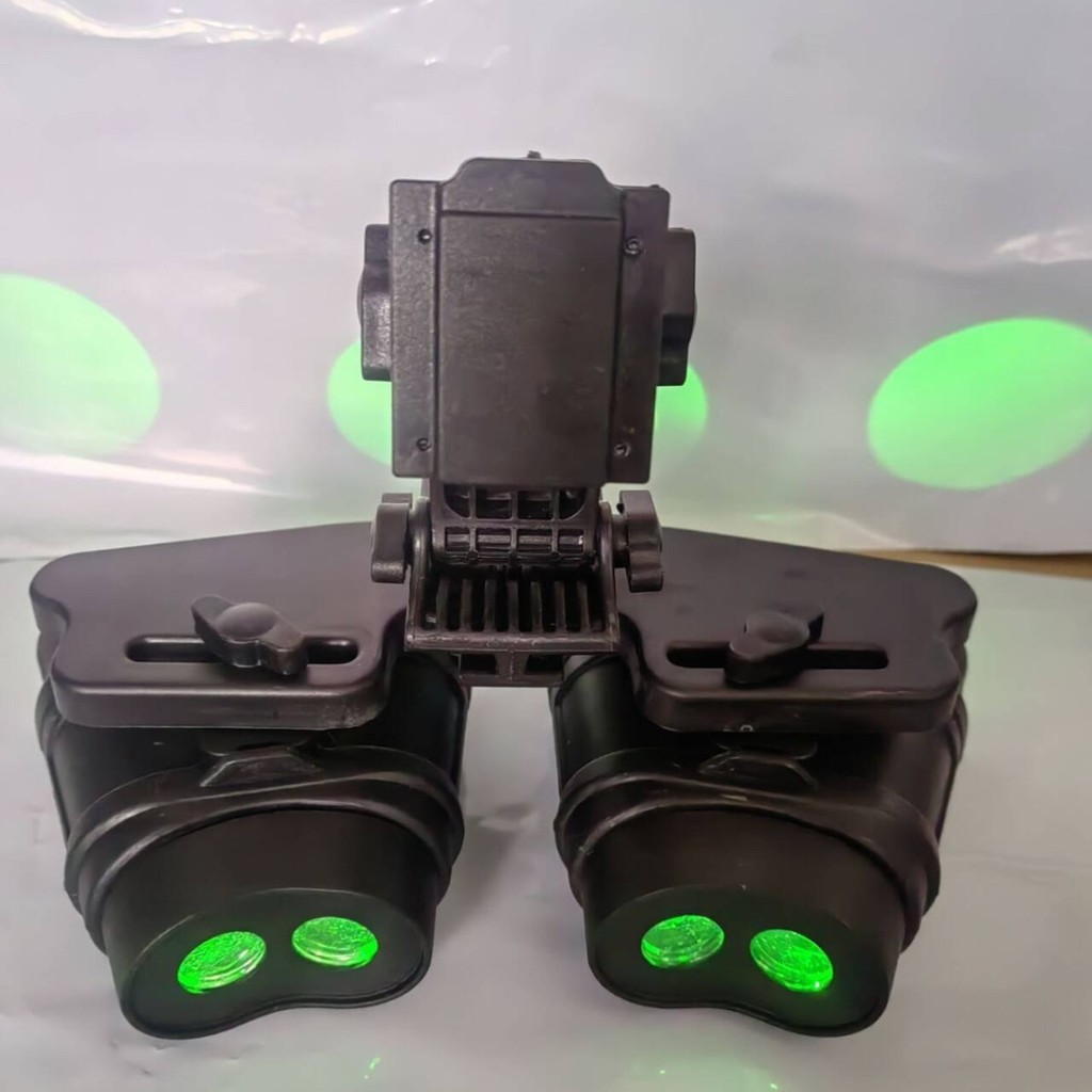 Haiji Fast Night Vision อุปกรณ์กล้องส่องทางไกลรุ่น Four-tube Luminous Tactical Field ทหารพัดลมครบชุด