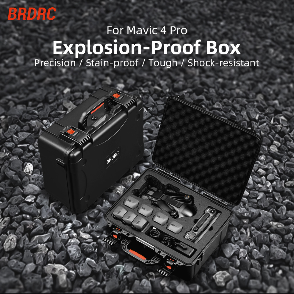 สําหรับ DJI MAVIC 4 PRO กล่องป้องกันการระเบิด Mavic 4 กระเป๋าเดินทางกล่องกันน้ํา anti drop กระเป๋าเก็บกล่องอุปกรณ์เสริมโดรน