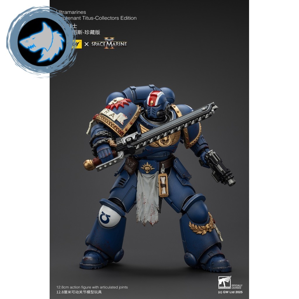 (JOYTOY) Ultramarines Lieutenant Titus-Collectors Edition JT01369 แอคชั่นฟิกเกอร์