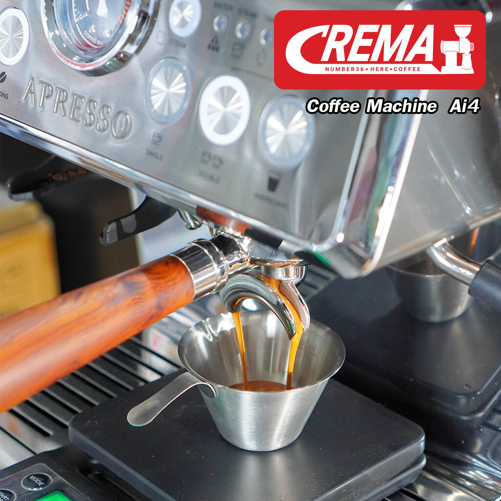 เครื่องชงกาแฟพร้อมเครื่องบด APRESSO AI 4x CREMA JP : พร้อมสูตรเปิดร้านกาแฟ ราคา ถูกที่สุด ดีลบีเคเค แกลเลอรีภาพที่ 5
