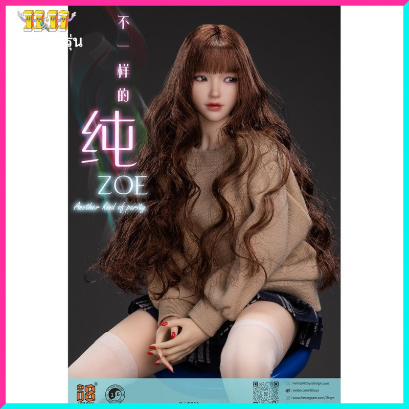 พร้อมสต็อก i8toys 1/6 Xiaochun I8-H005ABCDE เคลื่อนย้ายได้ Eye Head ประติมากรรมทหารหญิง