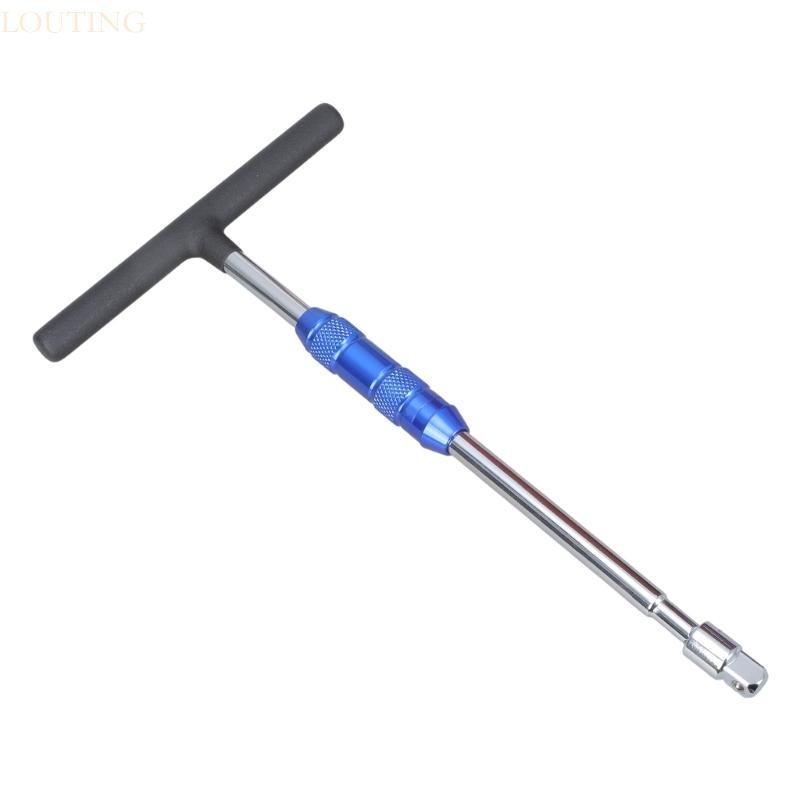 LOUTING T Handle Hex Socket ชุดประแจกระบอกพร้อมอะแดปเตอร์ 1 4 ถึง 3 8 นิ้วสําหรับเครื่องมือรถจักรยานยนต์