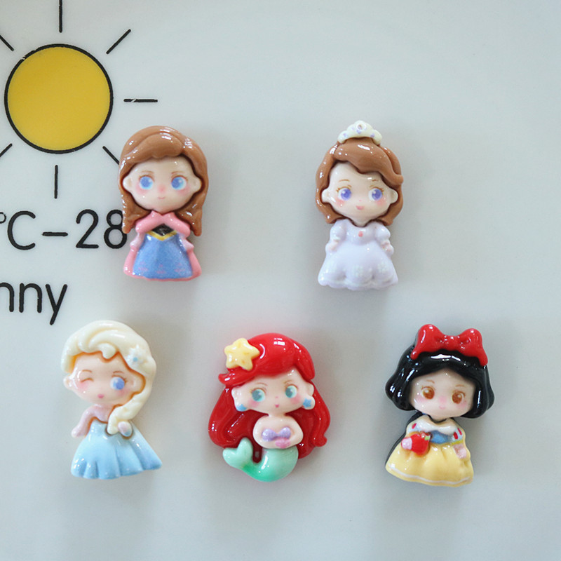ของประดับเจ้าหญิงเคลือบเงาใหม่สำหรับงานDIY