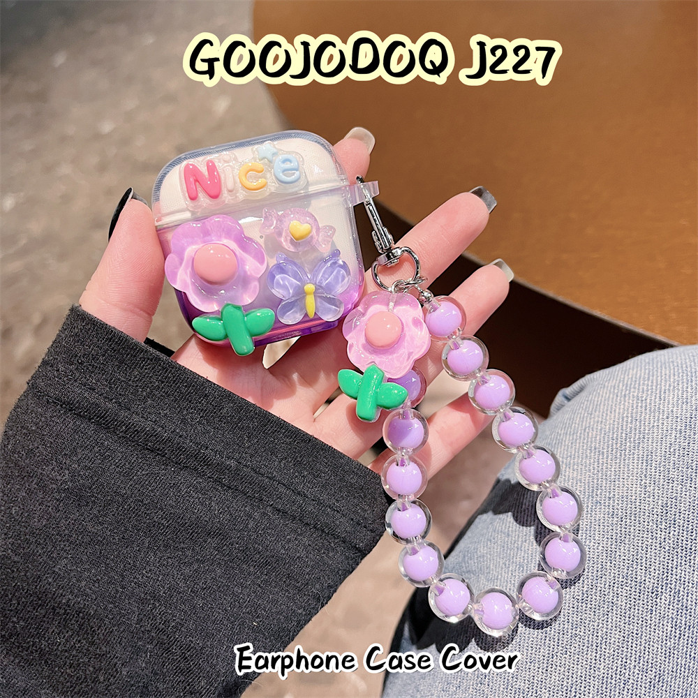 บูติกต้นฉบับสําหรับ GOOJODOQ J227 กรณีปลอกซิลิโคนอ่อนนุ่มหูฟังกรณี DIY การ์ตูนสด