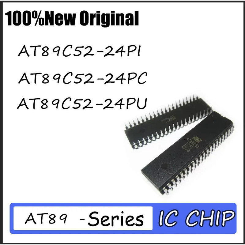 10PCS ยี่ห้อใหม่ AT89C52-24PI AT89C52-24PC AT89C52-24PU AT89C52 SSOP20 การประกันคุณภาพ