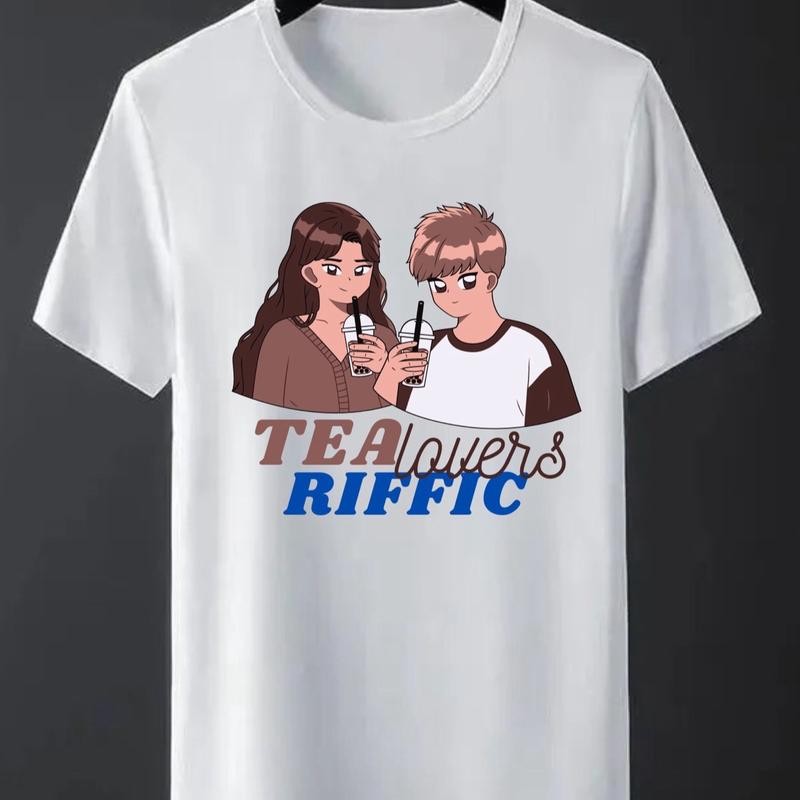 T shirt - Tea lovers Shirt Man Clothing ผู้ชาย couple shirts