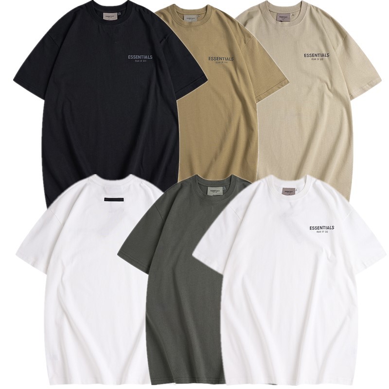 สตรีทแฟชั่นผู้ชายและผู้หญิงผ้าฝ้ายเสื้อยืดคลาสสิกตัวอักษรขนาดเล็กแขนสั้นเสื้อยืดเสื้อลําลอง ไม่จํากัดเพศ