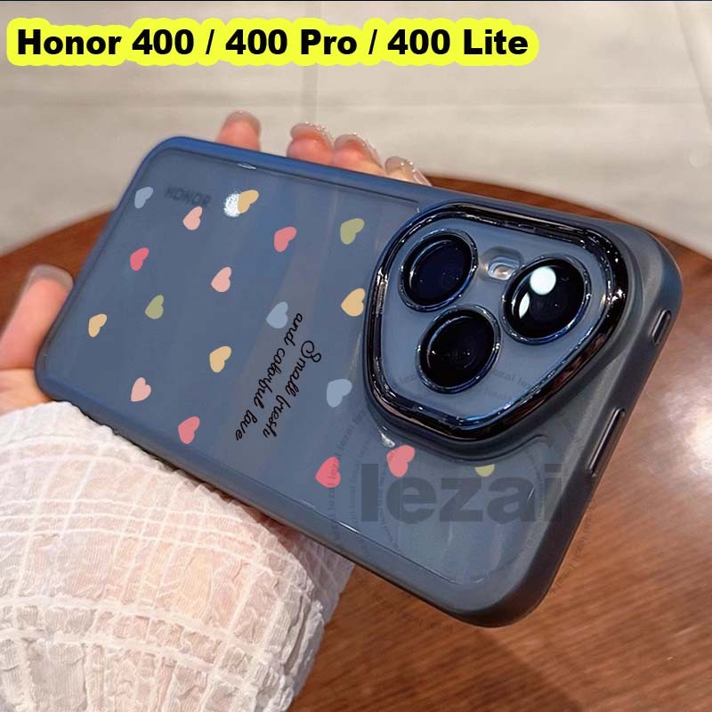 เคสHonor 400 Pro 5GเคสHonor 400Pro 400 Pro 400 Lite 5G กรณีนุ่มกันกระแทกใสน่ารักหรูหราฝาครอบ