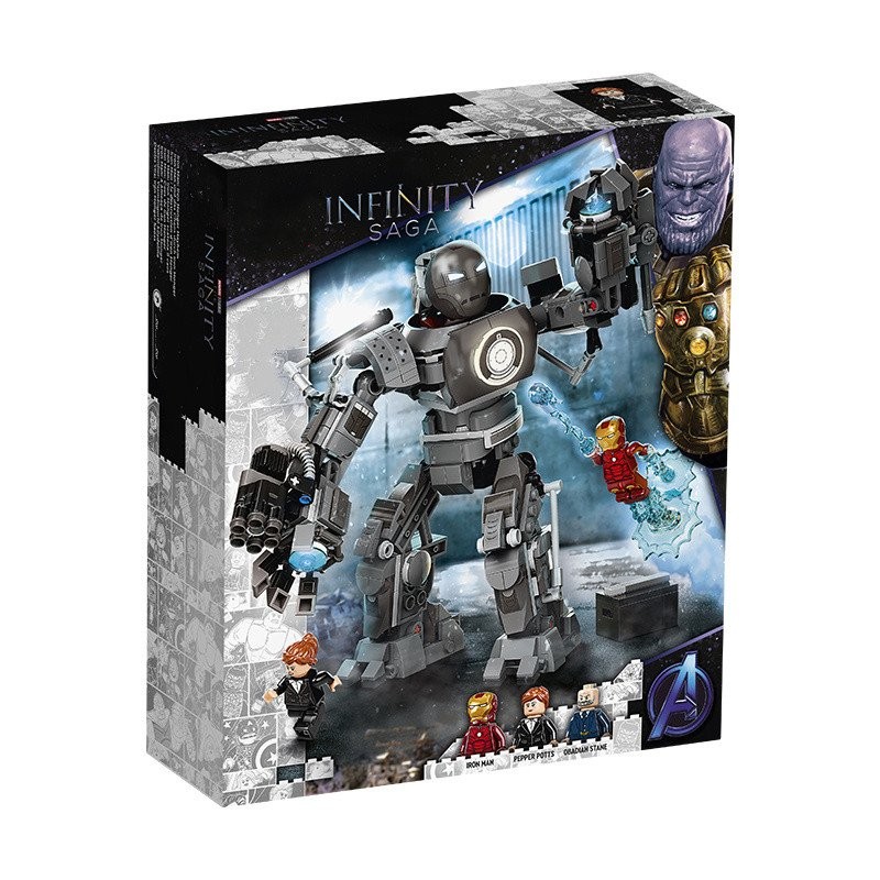 บล็อกตัวต่อที่เข้ากันได้ 76190 การศึกษา Boy Avengers Iron Man 1021 ประกอบของเล่นสไตล์ใหม่ของขวัญ