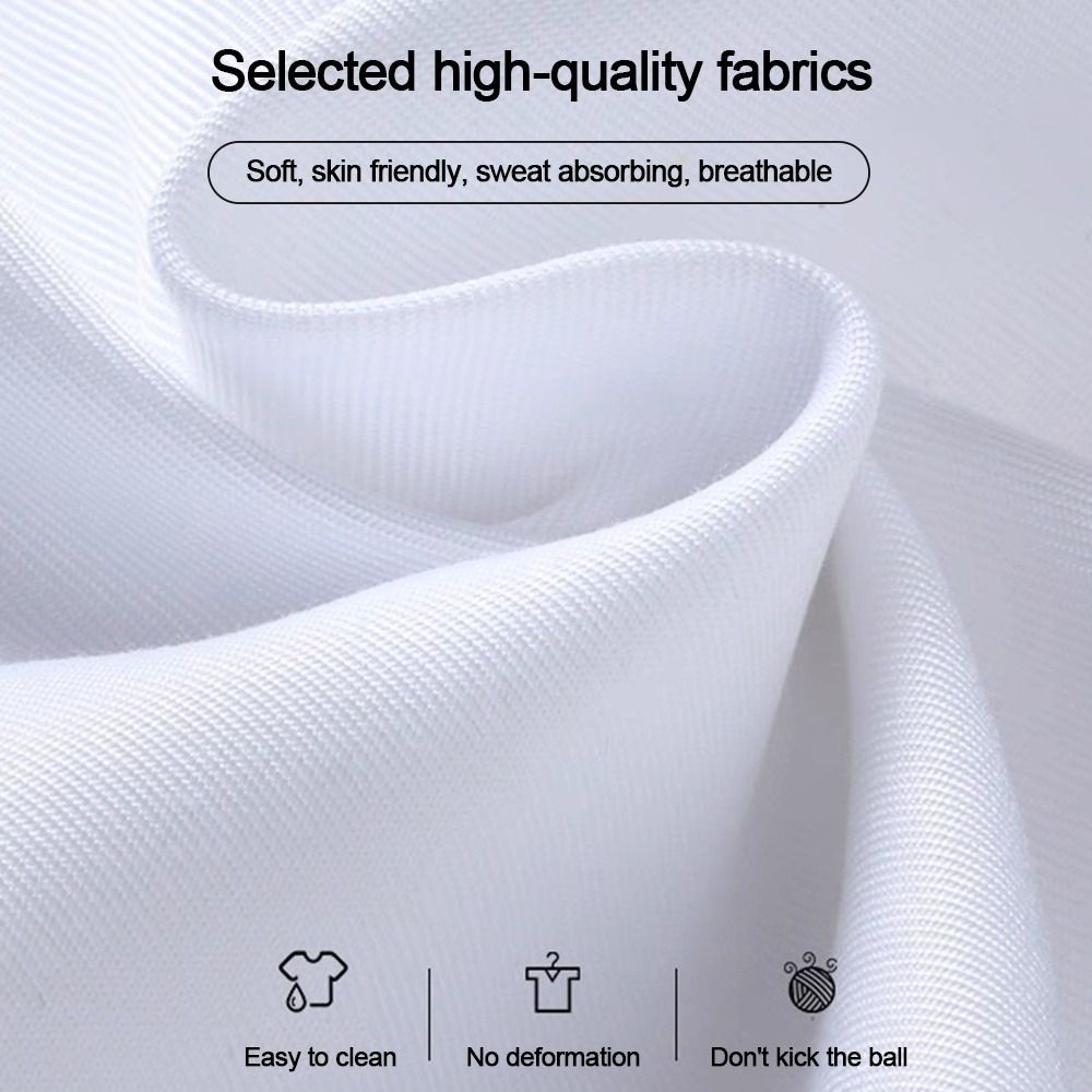 เสื้อเชฟสีขาว แขนยาว ระบายอากาศดี เหมาะสำหรับใช้งานในห้องครัว - รูปที่ 7