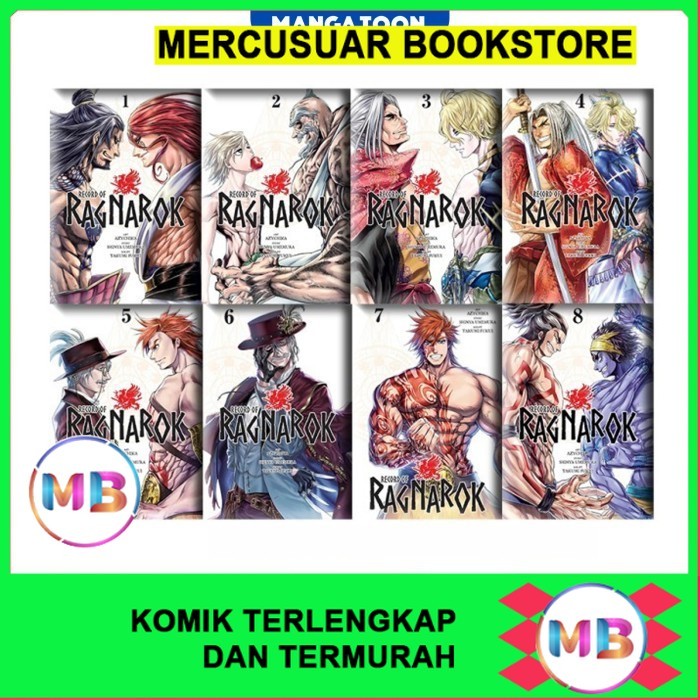 การ์ตูนในการเดินทาง Record of Ragnarok (ภาษาอังกฤษ) - MercusuarBookstore