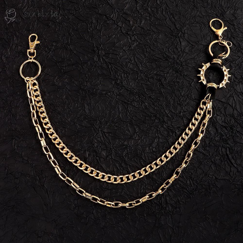 พวงกุญแจเอวกางเกงสไตล์ Harajuku HipHop และ Y2K Gothic เหมาะสำหรับ Egirls และ Eboys