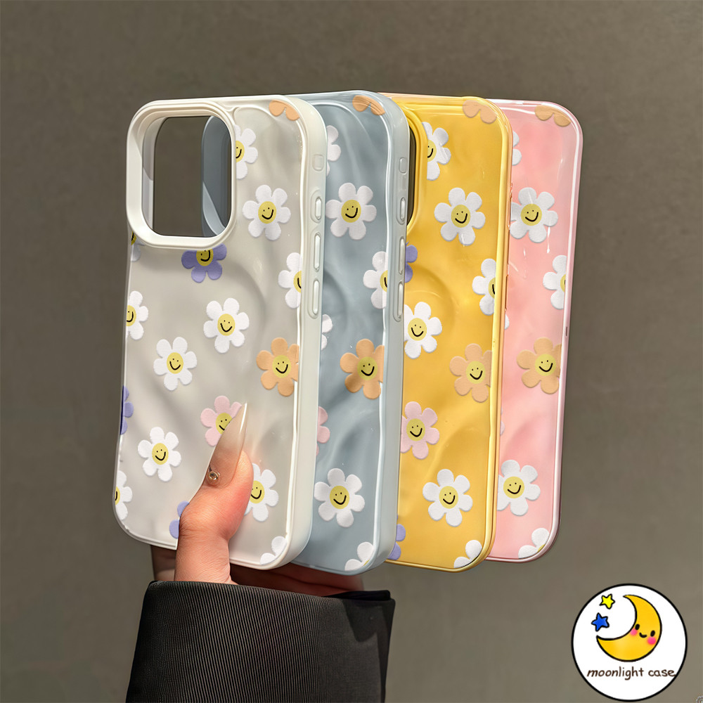 ❤GOOD❤ เคสเหมือนอุกกาบาต ดอกไม้ทั่วหน้าจอ ดอกไม้ยิ้ม มีสีสัน สดใหม่ สําหรับIPhone16 15 13 12 11 7 8plusProPromax X XR XS