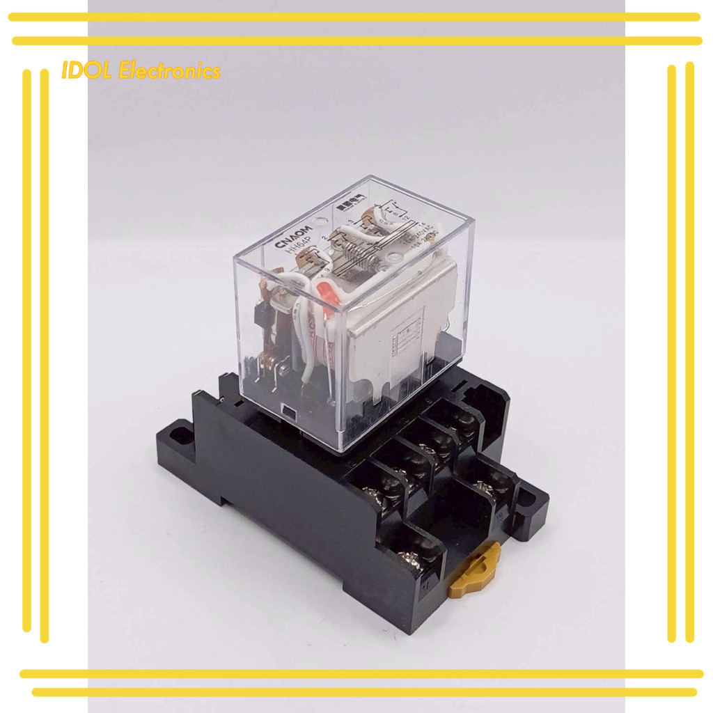 ราคาถูก! Relay รีเลย์  Ly4 LY4N  LY4. 110VAC ใส่ รีเลย์ Ly4 10a ของใหม่ พร้อมส่ง