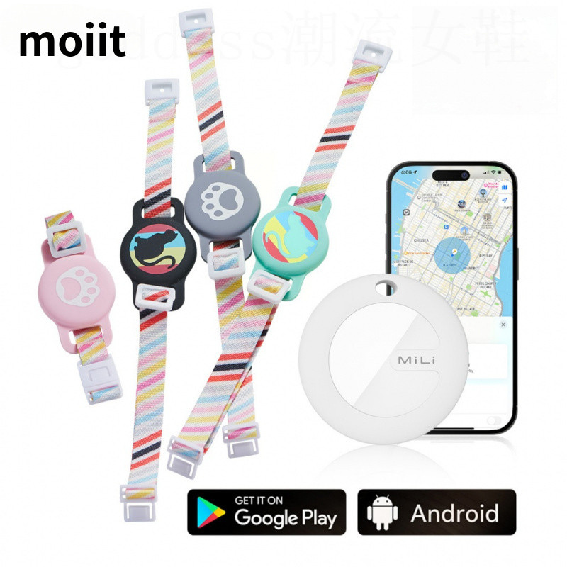 คุณภาพสูง MiLi MiTag Go สมาร์ทบลูทูธสัตว์เลี้ยงติดตามปลอกคอสําหรับ Android