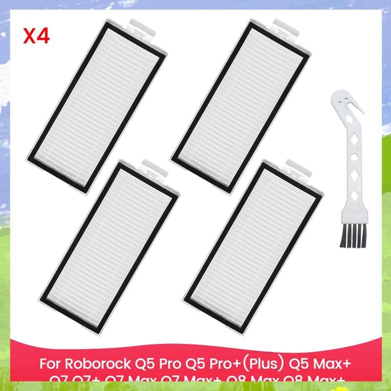 ตัวกรองล้างทําความสะอาดได้สําหรับ Q5 Pro Q5 Pro+(Plus) Q5 Max+ + Max Max + Q8 Max Q8 Max + เครื่องดู