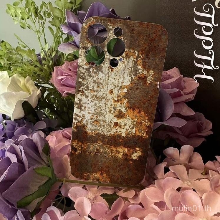 เคสโทรศัพท์โทรศัพท์ เหมาะสําหรับ iPhone TPP04 Retro Rust iPhone16iPhone15/11/12/13/14promax ฟิล์มรวมทุกอย่าง Hard Case เคสป้องกัน LRZU