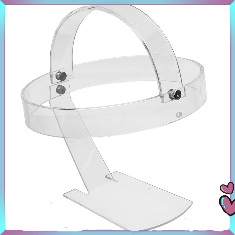 Acrylic Hat Stand Hat Holder Wig Display Stand For Shop Women Beanie Storage
