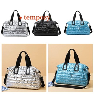 TEMPOZY Duffle Pack, กระเป๋าถือแบบขยายได้กันน้ํา, พับแยกเปีย…