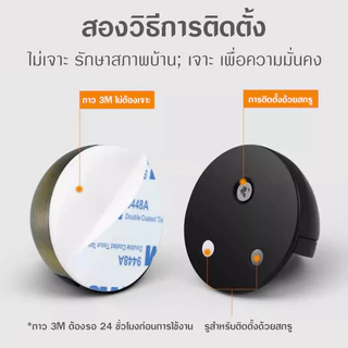 กันชนโดม กันชนครึ่งวงกลม กันชนประตูสแตนเลส แบบหนา ทนทาน ทั้งแบบมีแม่เหล็กและไม่มีแม่เหล็ก Stainless steel doorstop