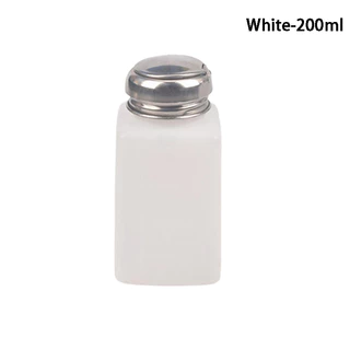 ขวดปั๊มของเหลว PE ฝาเหล็ก 100 – 200 – 250 ml | ขวดใส่สบู่เหลว แชมพู แอลกอฮอล์ ทินเนอร์ ReturnLED