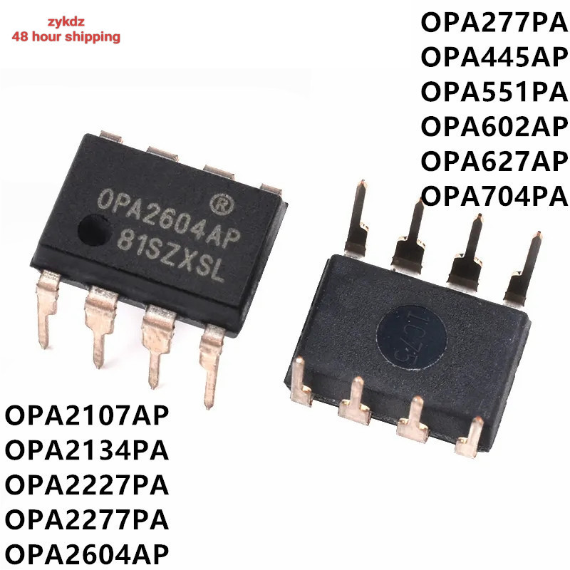 5 ชิ้น/ล็อต OPA2107AP OPA2134PA OPA2227PA OPA2277PA OPA2604AP OPA277PA OPA445AP OPA551PA OPA602AP OP