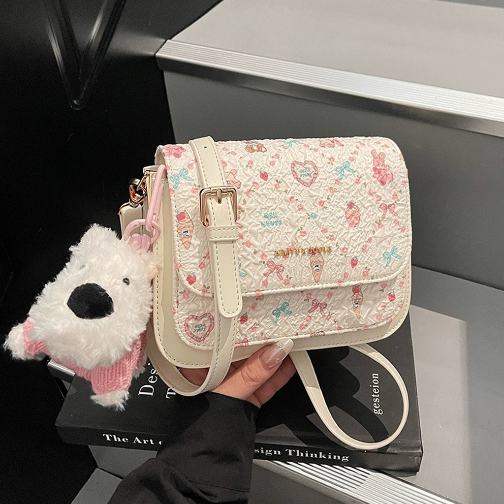 Amy Rabbit Bag Amy Rabbit Bag Amy Rabbit Female Bag 2025 แฟชั่นอินเทรนด์ All-Match Cute Print Sweet 