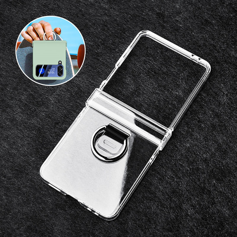 เคสโทรศัพท์ใสบางพิเศษ Samsung Galaxy Z Flip 7 Flip 7FE Z Flip 6 Z Flip 5 Z Flip 4 Z Flip 3 Case พร้อ