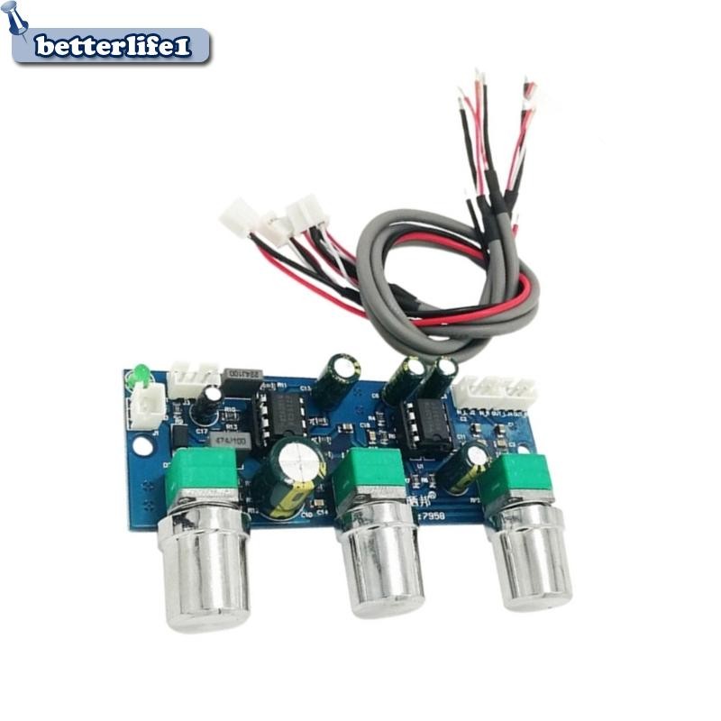 BTM NE5532 2 1CH Preamp Module พร้อม Passive Tone Control และวงจรกรองซับวูฟเฟอร์