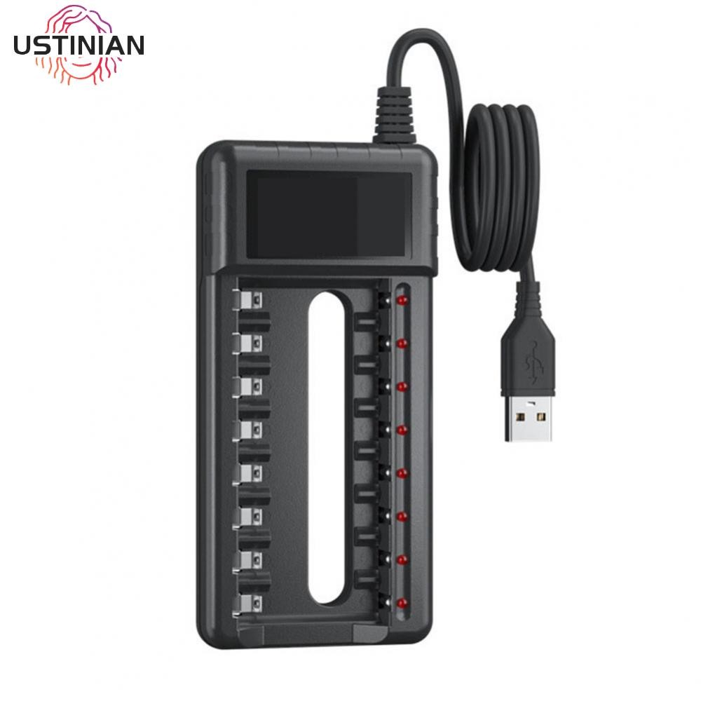 [UTIA]USB Battery Charger Is Not Easy To Overheat Rechargeable Battery Charger